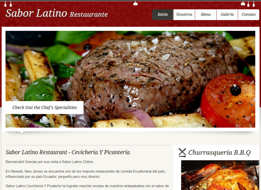 Sabor Latino Restaurant Newark NJ